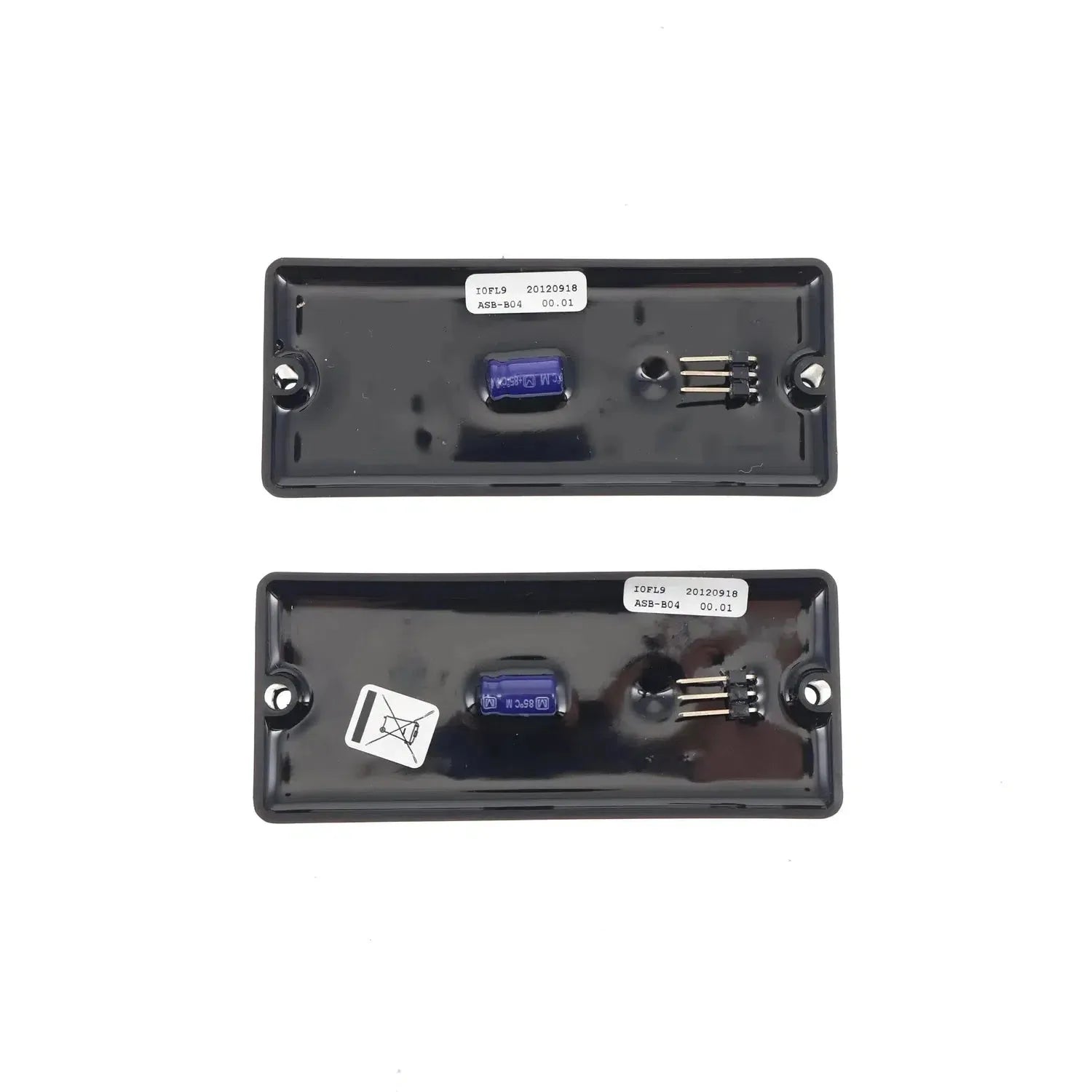 Seymour Duncan ASB-BO-4s Blackouts 4-String Soapbar Bass Pickup Set - Black - Reclaimed