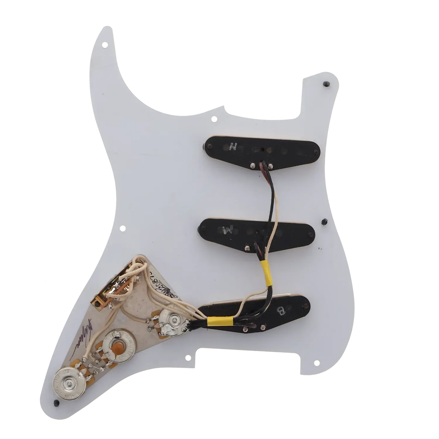 Seymour Duncan Antiquity Texas Hot Loaded Pickguard - White - Reclaimed