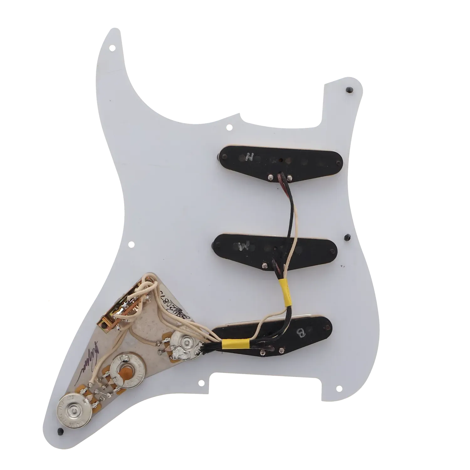 Seymour Duncan Antiquity Texas Hot Loaded Pickguard - White - Reclaimed