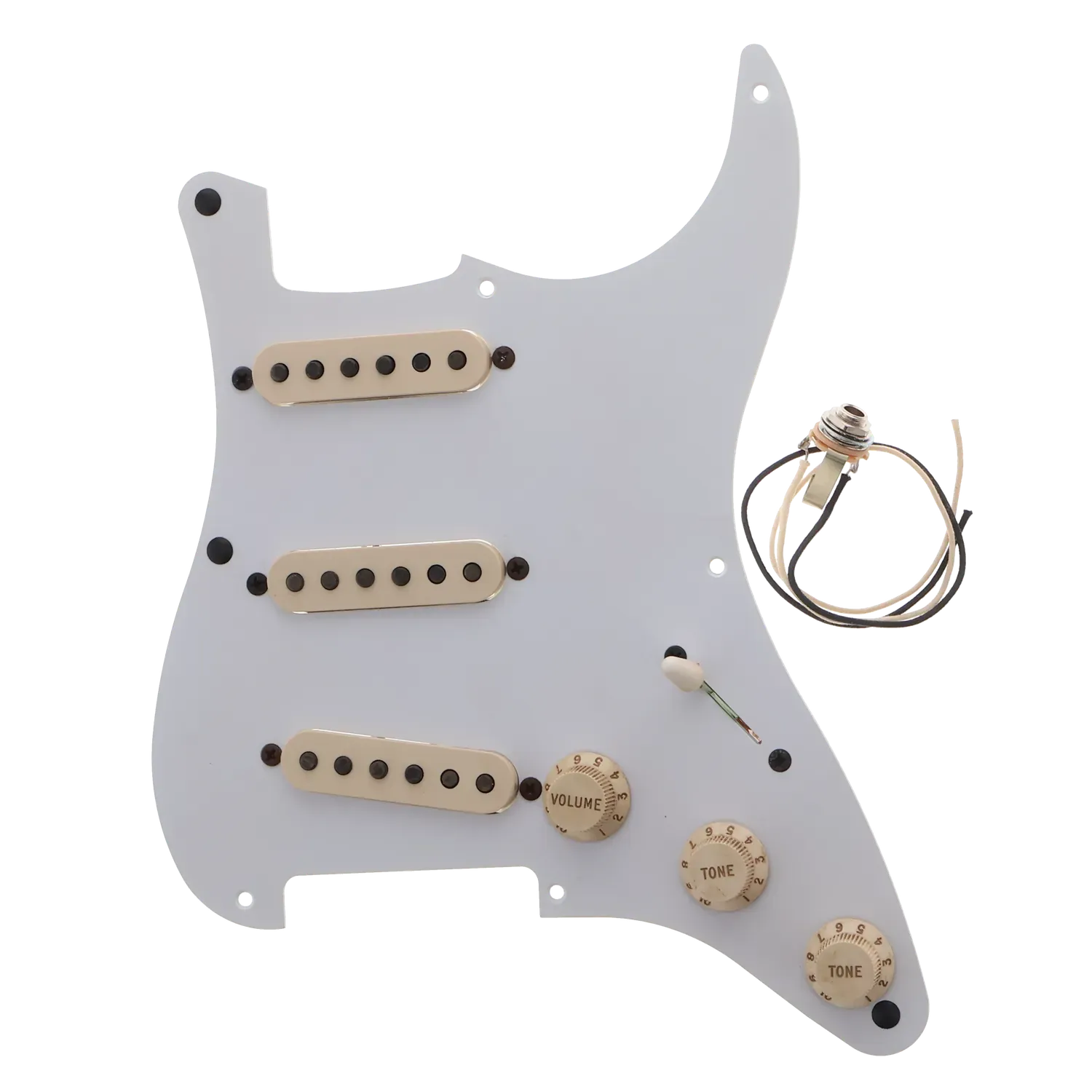 Seymour Duncan Antiquity Texas Hot Loaded Pickguard - White - Reclaimed
