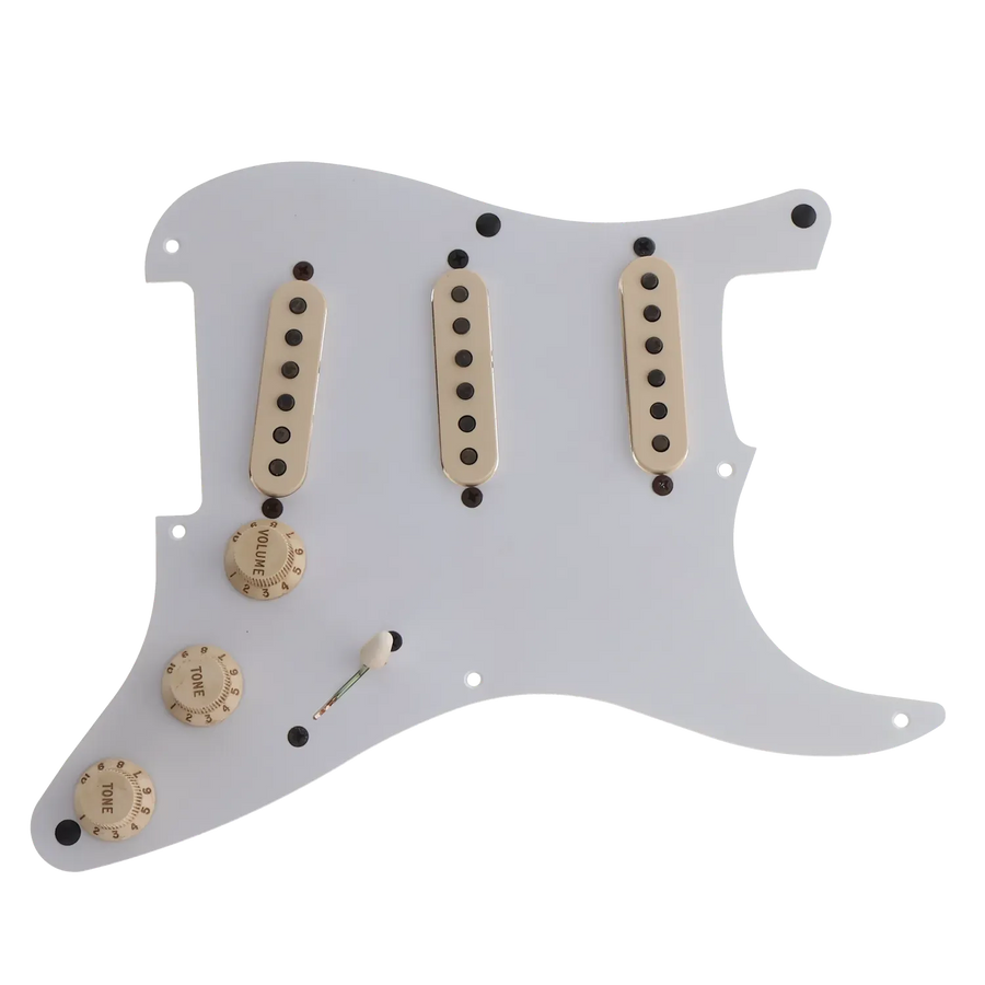 Seymour Duncan Antiquity Texas Hot Loaded Pickguard - White - Reclaimed