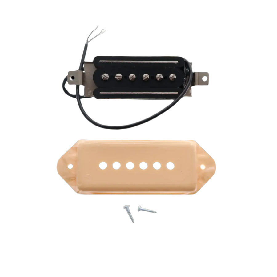 Seymour Duncan Hot P90 Silencer Neck Dogear Pickup - Cream Cover w/ No Logo - Reclaimed