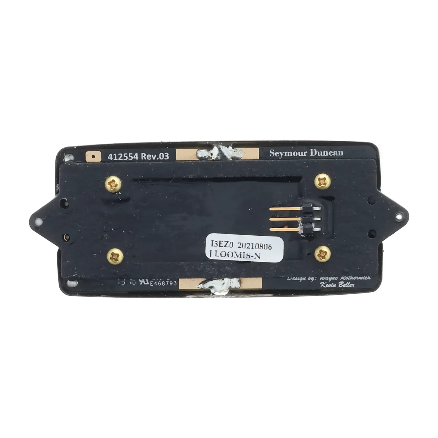 Seymour Duncan Jeff Loomis Neck Pickup 7 String - Black - Reclaimed