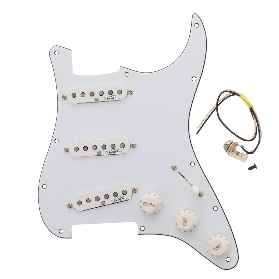 Seymour Duncan Jimi Hendrix Signature Loaded Pickguard Voodoo - White - Reclaimed