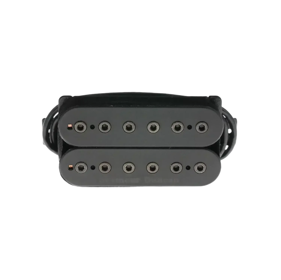 Seymour Duncan Mark Holcomb Alpha Neck Humbucker - Black w/ Blackened Logo - Reclaimed
