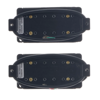 Seymour Duncan Mark Holcomb Alpha & Omega Set - Black w/ Blackened Logo - Reclaimed