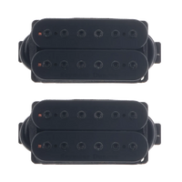 Seymour Duncan Mark Holcomb Alpha & Omega Set - Black w/ Blackened Logo - Reclaimed