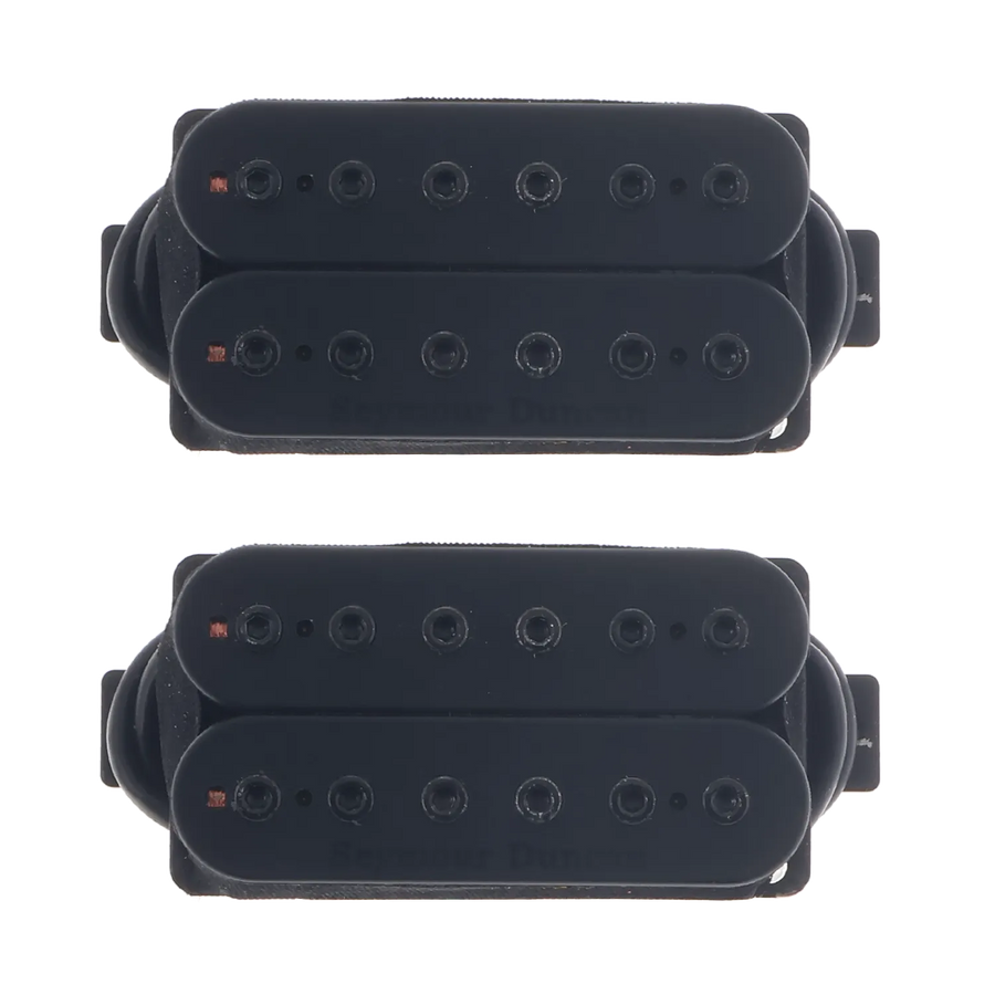 Seymour Duncan Mark Holcomb Alpha & Omega Set - Black w/ Blackened Logo - Reclaimed