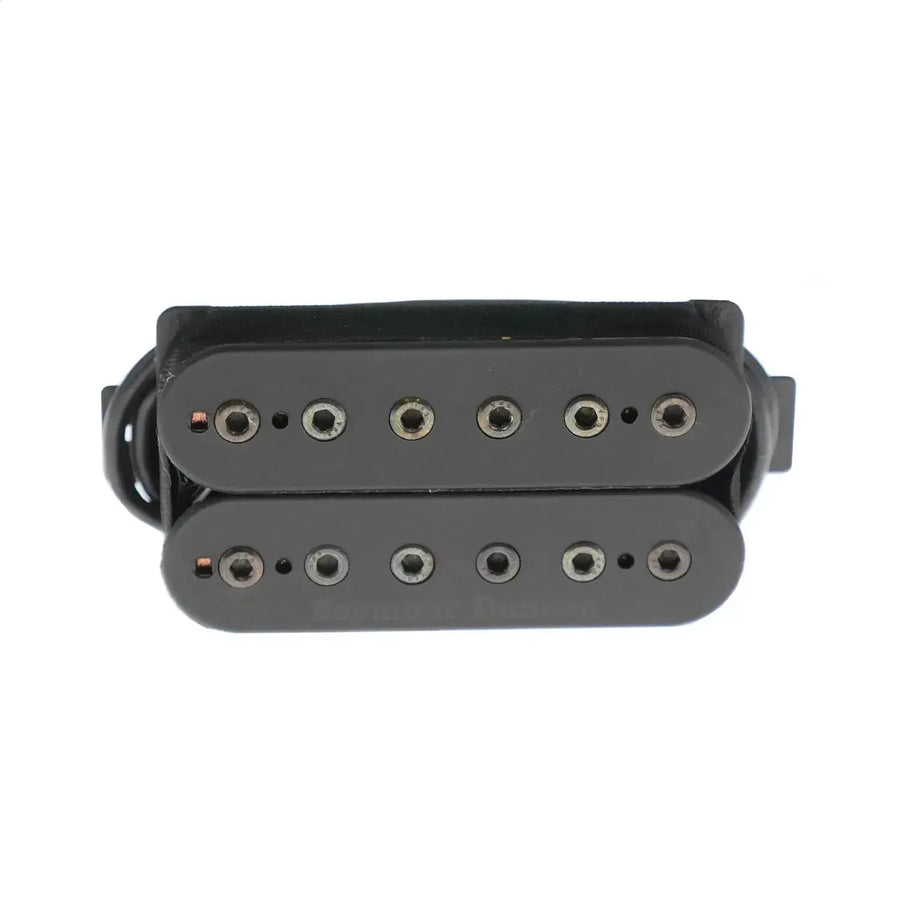 Seymour Duncan Mark Holcomb Omega Signature Bridge Humbucker - Black w/ Blackened Logo - Reclaimed