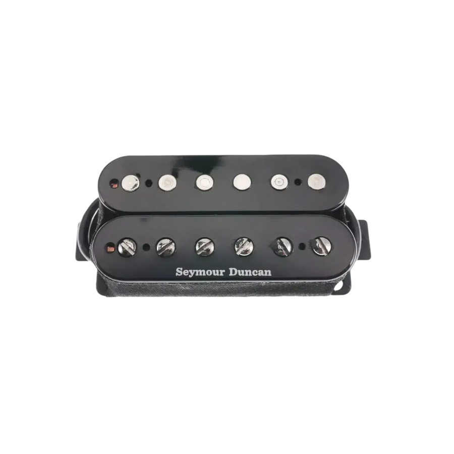 Seymour Duncan SH-11 Custom Custom Bridge Humbucker - Black w/ Small Logo - Reclaimed