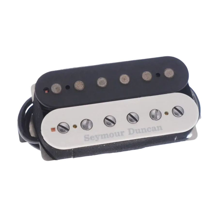 Seymour Duncan SH-5 Duncan Custom Bridge Humbucker - Black/Parchment White - Reclaimed