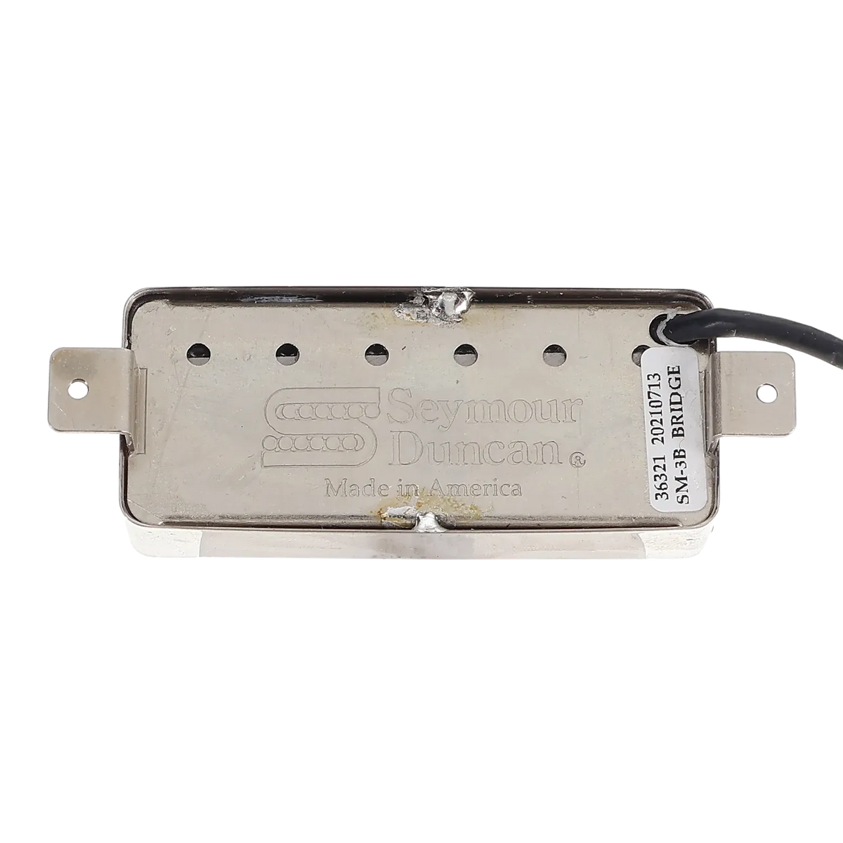 Seymour Duncan SM-3b Seymourized Mini-Humbucker Bridge Pickup - No Logo - Reclaimed