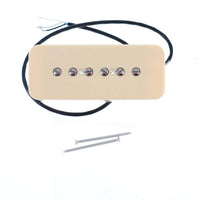 Seymour Duncan Vintage P90 Silencer Bridge Soapbar Pickup - Cream w/ No Logo - Reclaimed
