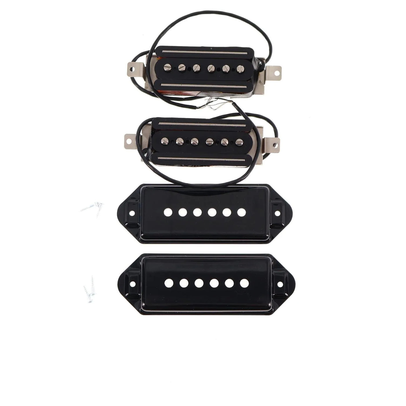 Seymour Duncan Vintage P90 Silencer Dogear Pickup Set - Black - Reclaimed