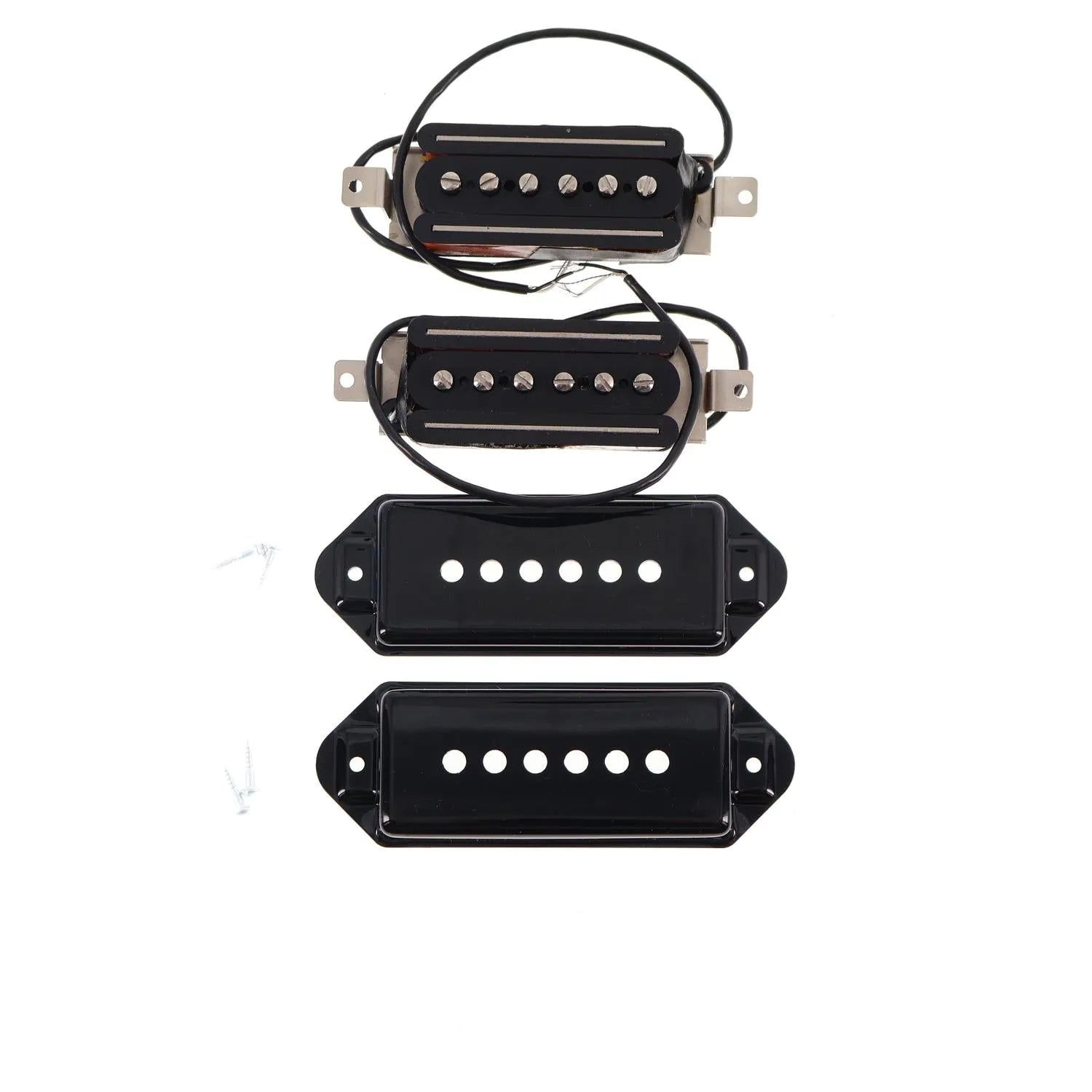 Seymour Duncan Vintage P90 Silencer Dogear Pickup Set - Black - Reclaimed