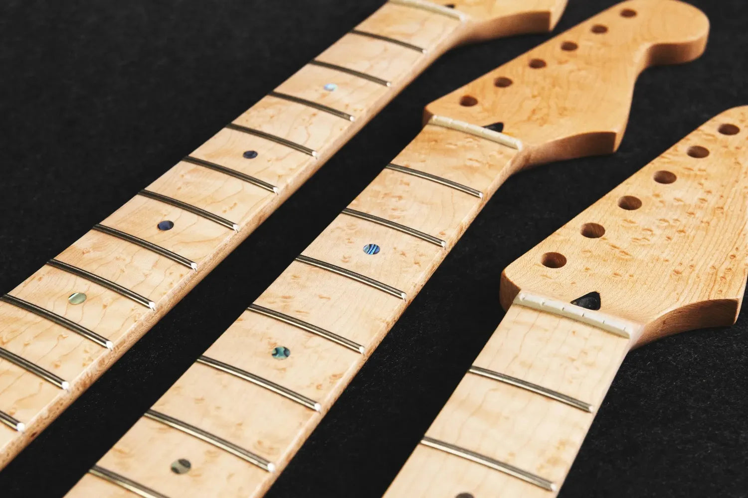 Strat® Jumbo Fret Neck with Birdseye Maple Fingerboard and 10mm Tuner Holes