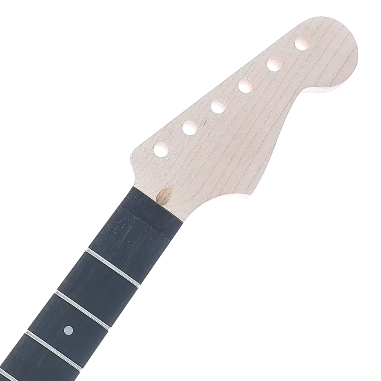 Strat® Jumbo Fret Neck with Ebony Fingerboard, Compound Radius, R2 Locking Nut and 10mm Tuner Holes