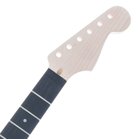 Strat® Jumbo Fret Neck with Ebony Fingerboard, Compound Radius, R2 Locking Nut and 10mm Tuner Holes