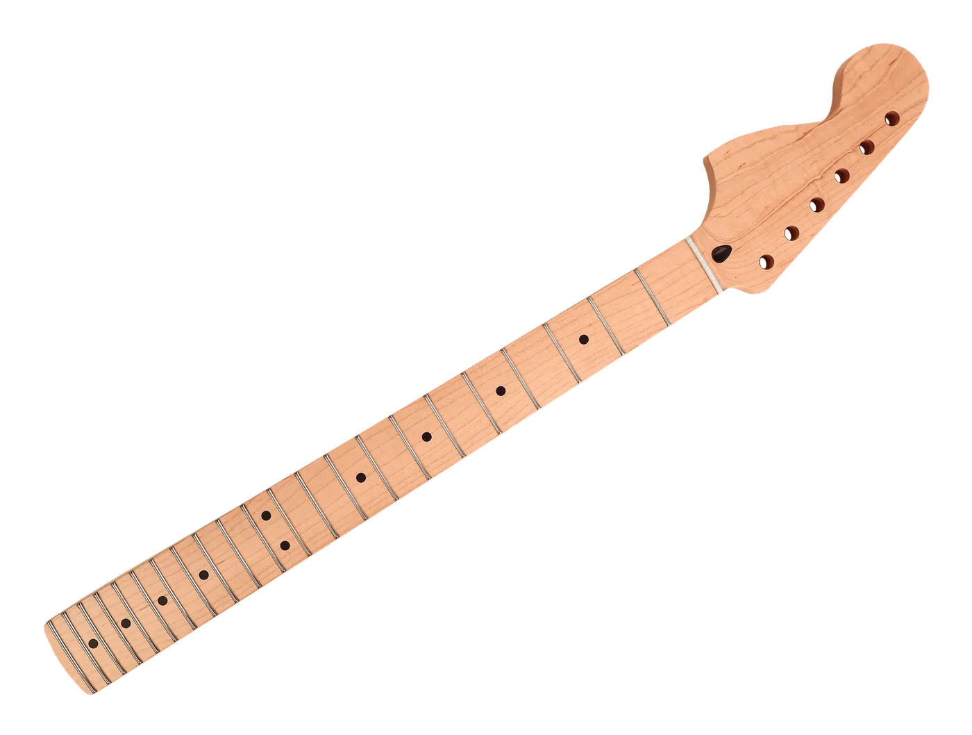 Strat® Neck, 1 Piece Maple Fingerboard w/ Skunk Stripe, Reverse CBS Headstock, Natural Satin Finish