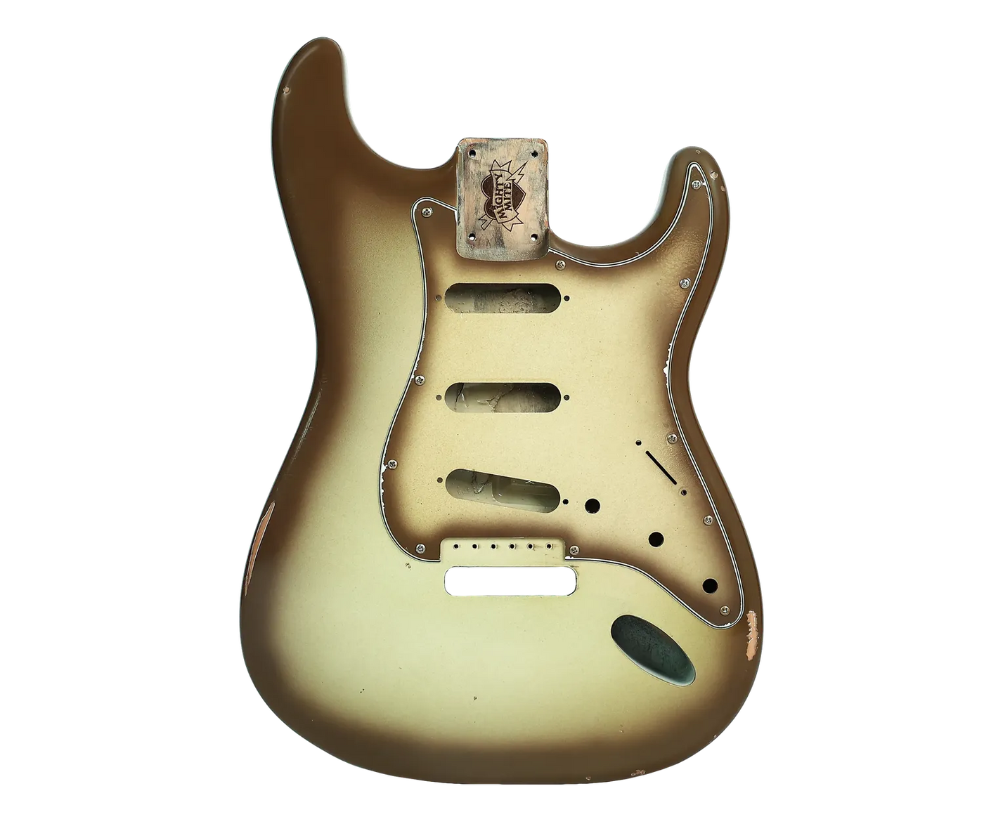 Stratocaster Custom Painted Body - Antigua with Matching Pickguard