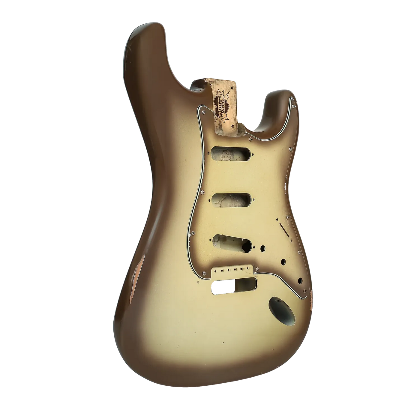 Stratocaster Custom Painted Body - Antigua with Matching Pickguard