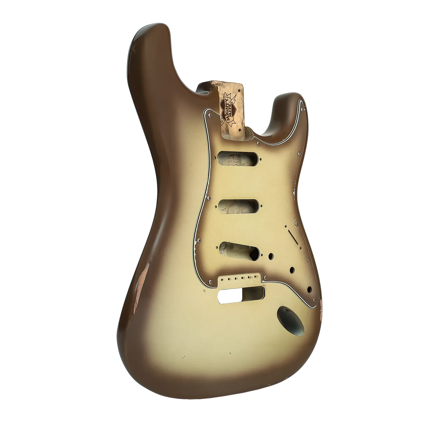 Stratocaster Custom Painted Body - Antigua with Matching Pickguard