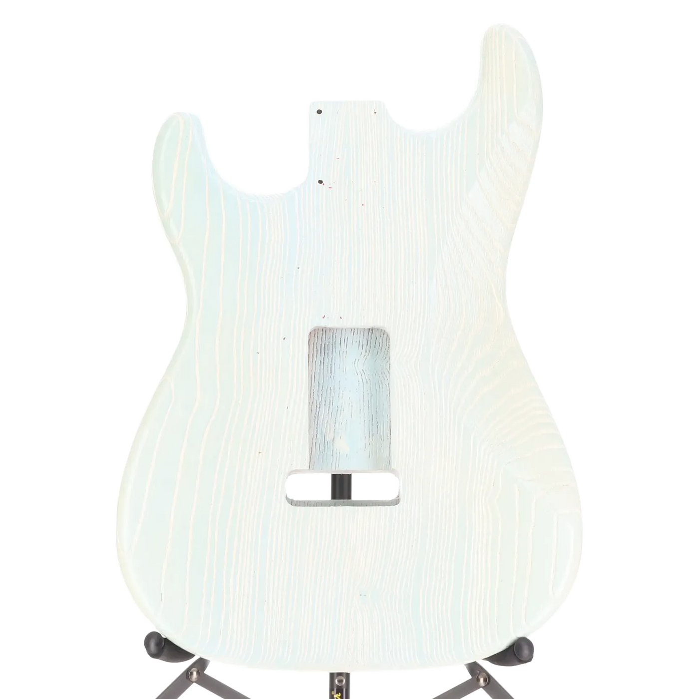 Stratocaster Custom Painted Body - Blue/White Dog Hair - Aged Nitro Lacquer