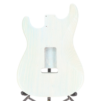 Stratocaster Custom Painted Body - Blue/White Dog Hair - Aged Nitro Lacquer