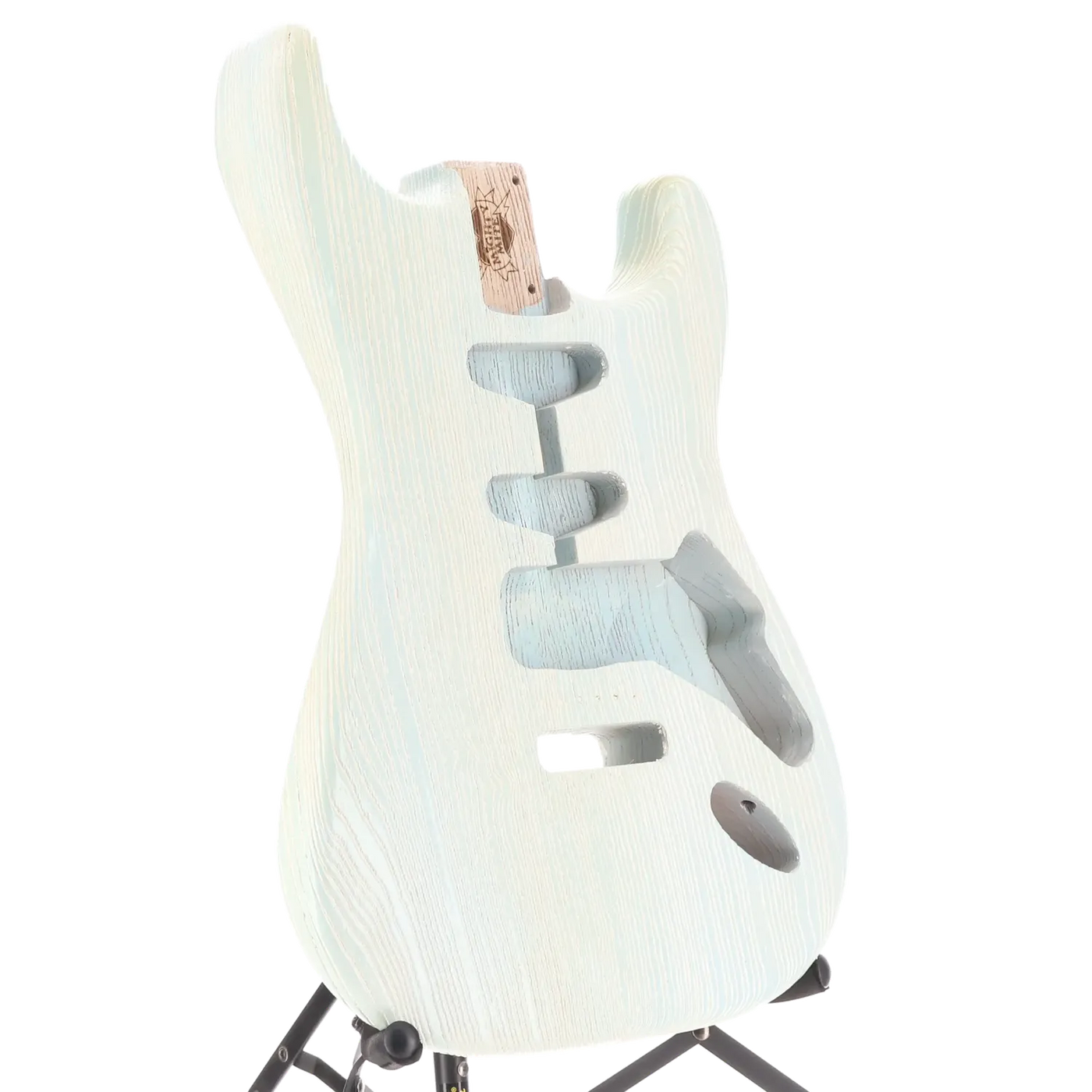 Stratocaster Custom Painted Body - Blue/White Dog Hair - Aged Nitro Lacquer