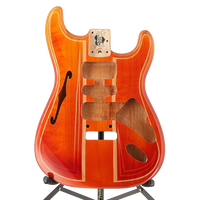 Stratocaster Thinline Custom Painted Body Painted - Sunflare Orange