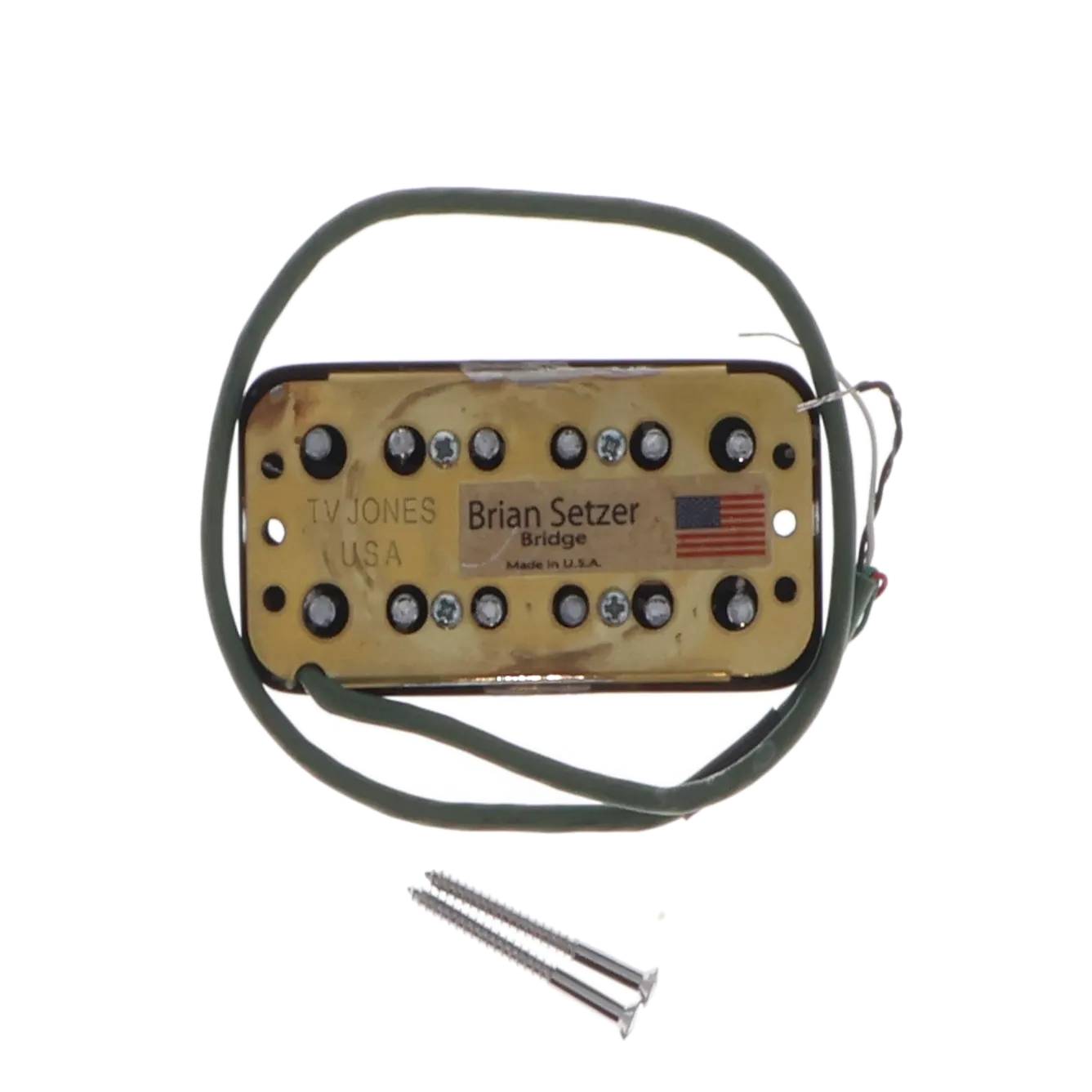 TV Jones Brian Setzer Signature Filtertron Bridge Pickup - 6.3K - Chrome Cover - Reclaimed