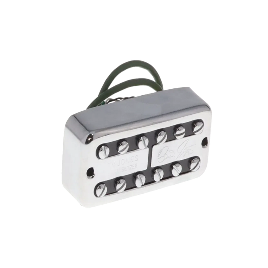 TV Jones Brian Setzer Signature Filtertron Bridge Pickup - 6.3K - Chrome Cover - Reclaimed
