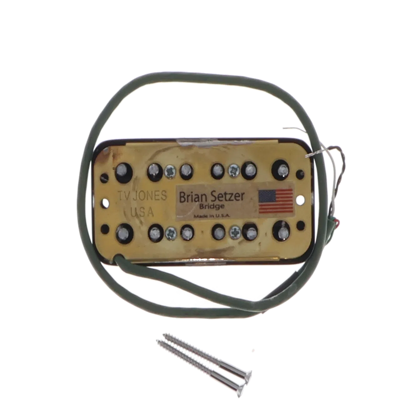 TV Jones Brian Setzer Signature Humbucker Bridge Pickup - 6.3K - Chrome Cover - Reclaimed