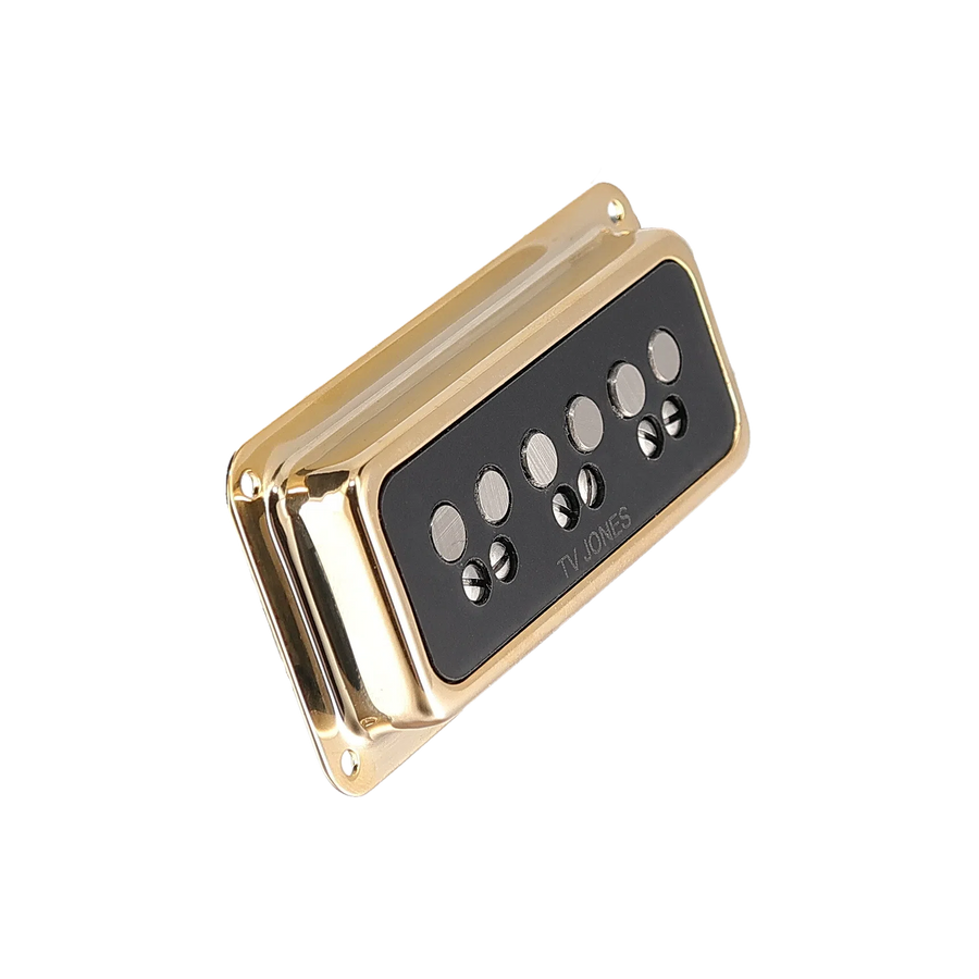 TV Jones T-Armond Humbucker Neck Pickup - 8.3K - Gold - Reclaimed