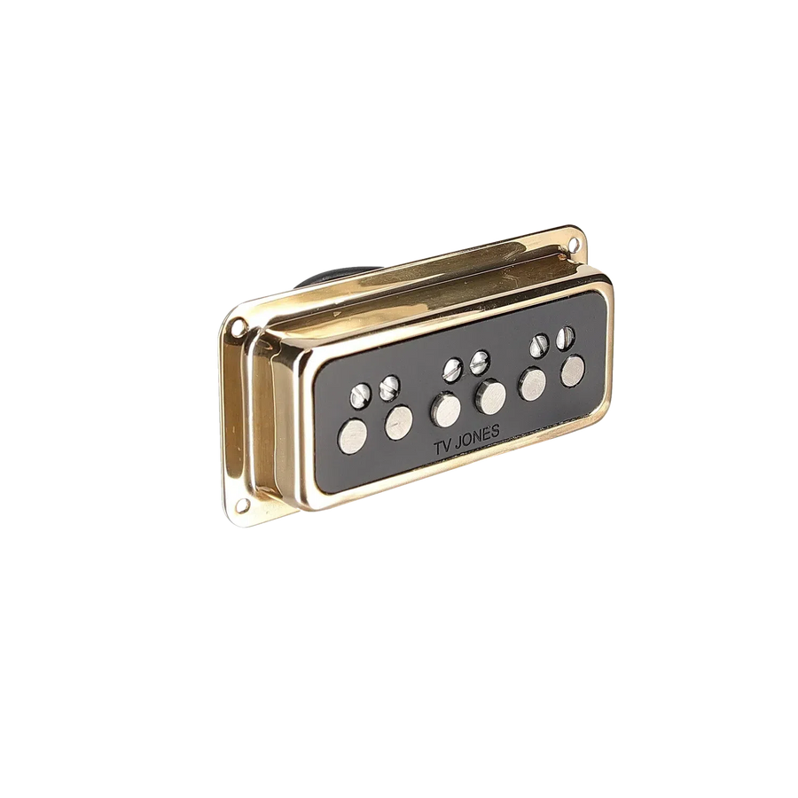 TV Jones T-Armond Single-Coil Bridge Pickup - 11.9K - Gold - Reclaimed