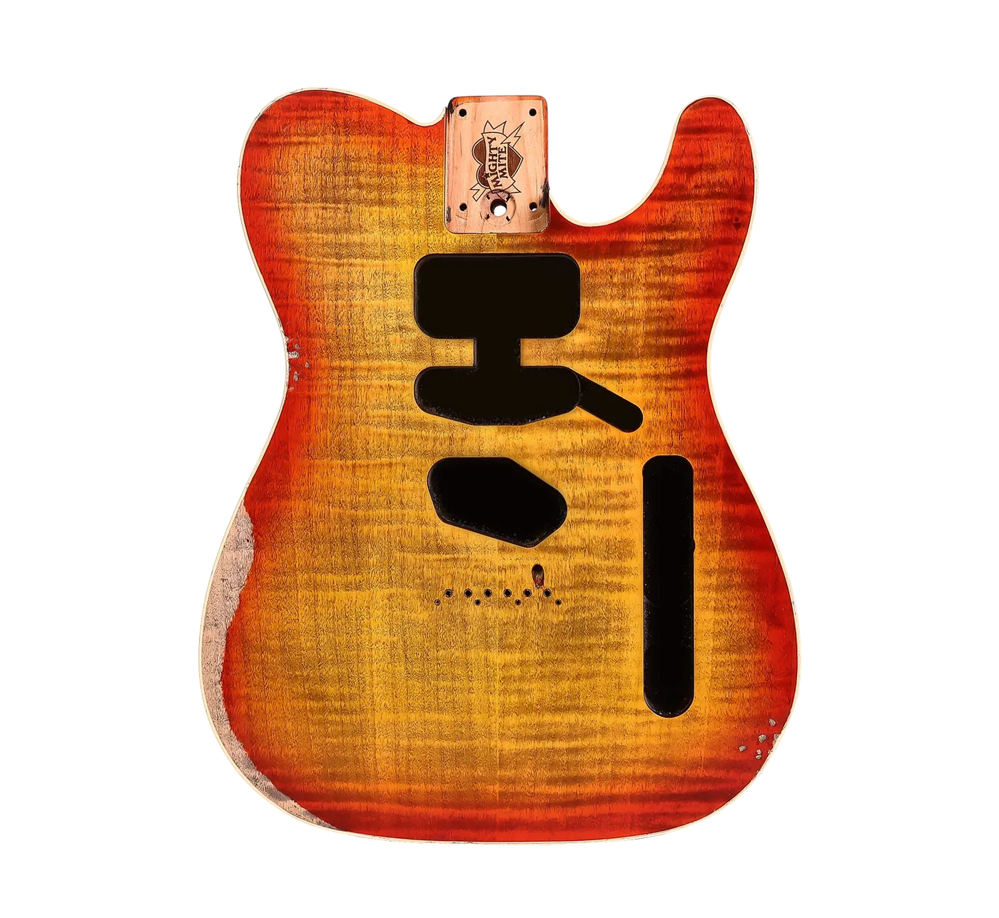 Telecaster Custom Painted Body - Cherry Burst Double Bound
