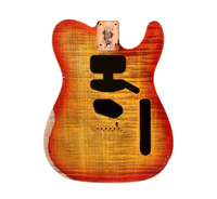 Telecaster Custom Painted Body - Cherry Burst Double Bound