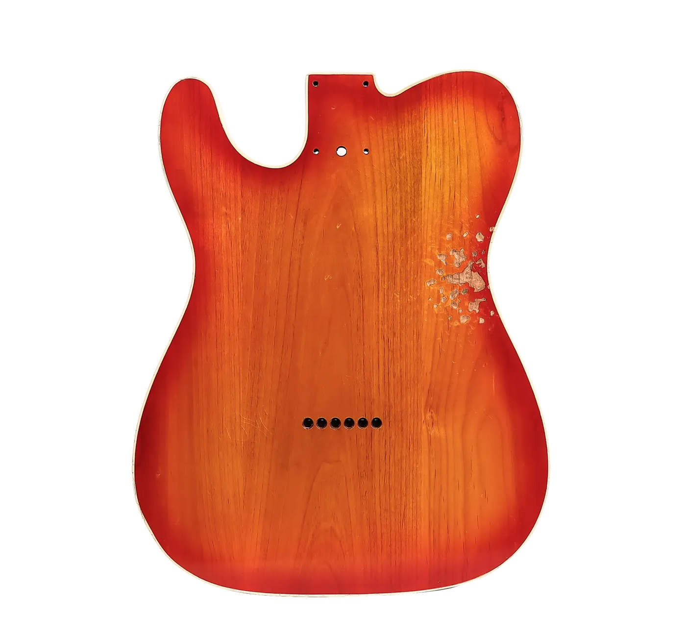Telecaster Custom Painted Body - Cherry Burst Double Bound