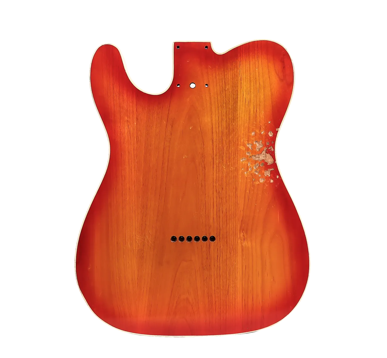 Telecaster Custom Painted Body - Cherry Burst Double Bound
