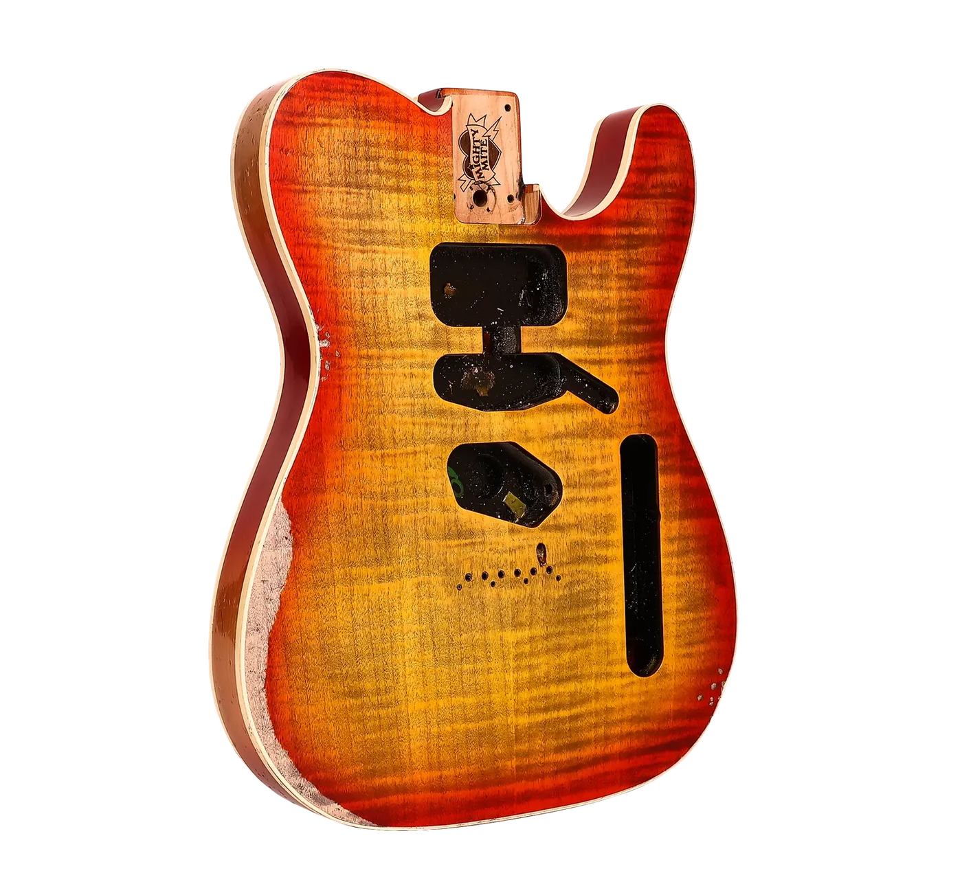 Telecaster Custom Painted Body - Cherry Burst Double Bound