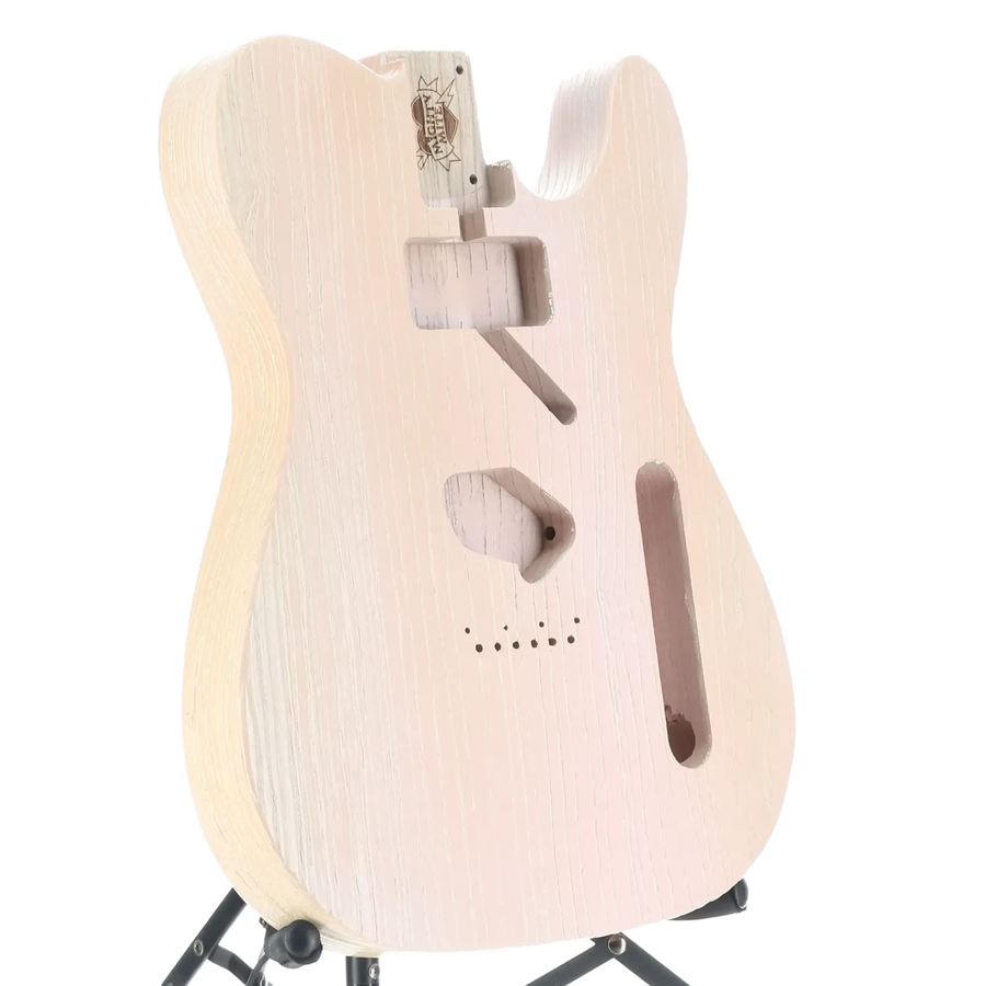 Telecaster Custom Painted Body - Matte Pink/White Dog Hair - Aged Nitro Lacquer