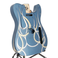 Telecaster Custom Painted Body Painted - Blue Flame