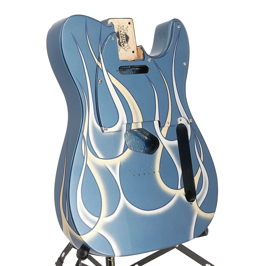 Telecaster Custom Painted Body Painted - Blue Flame