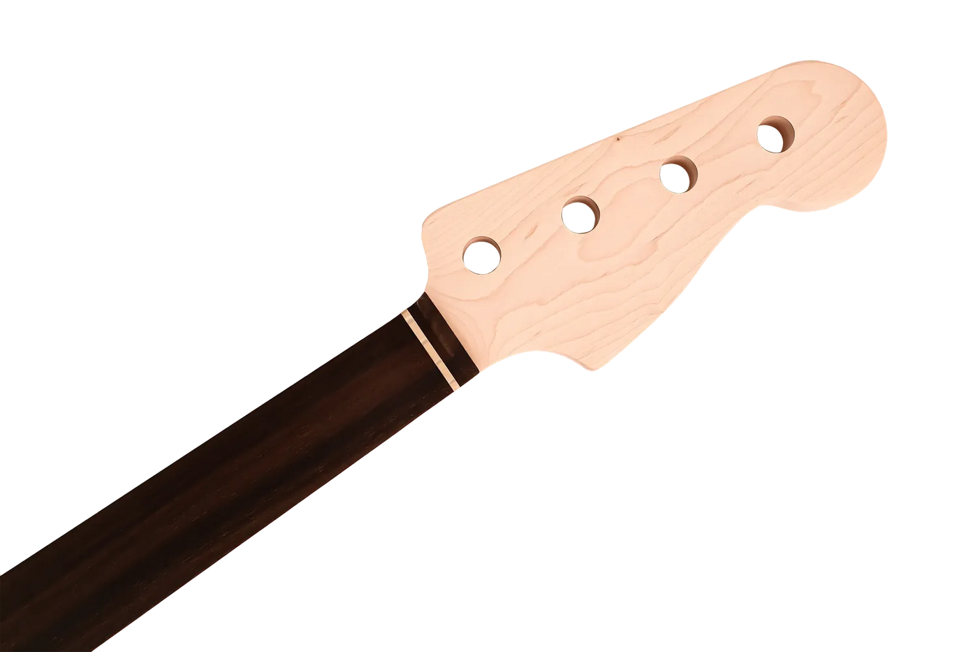 USA Fretless Precision Bass Neck w/ Ebony Fingerboard (Unfinished/Sanded)