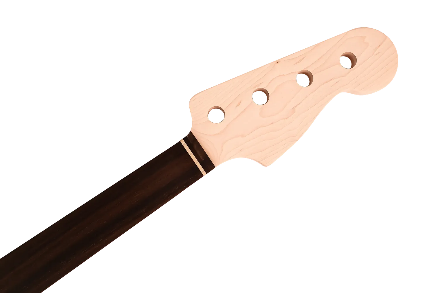 USA Fretless Precision Bass Neck w/ Ebony Fingerboard (Unfinished/Sanded)