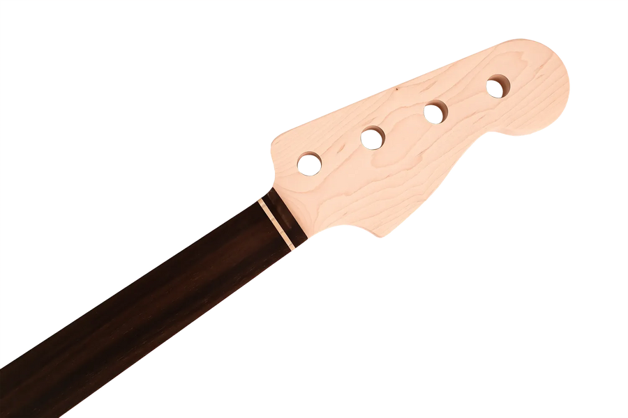 USA Fretless Precision Bass Neck w/ Ebony Fingerboard (Unfinished/Sanded)