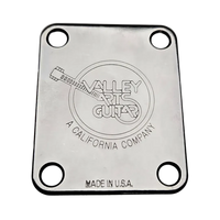 Valley Arts Guitar Neck Plate - Smoke Chrome - Reclaimed