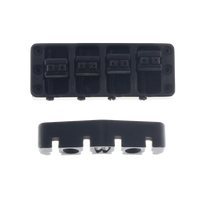 Warwick 4 String Bass Bridge Assembly - "Broadneck" - Black - Reclaimed