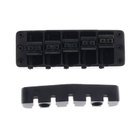 Warwick 5 String Bass Bridge Assembly - Black - Reclaimed