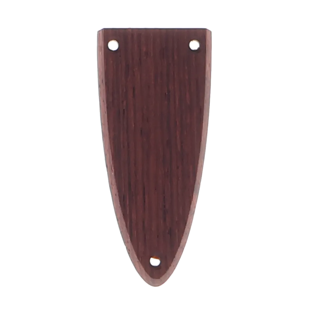 Warwick Wood Truss Rod Cover with Screws - Rosewood - Reclaimed
